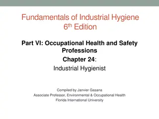 Roles and Responsibilities of Industrial Hygienists