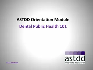 Overview of Dental Public Health