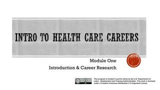 Exploring Health Care Careers: Pathways and Opportunities