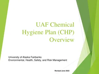 The UAF Chemical Hygiene Plan (CHP) Roles and Responsibilities