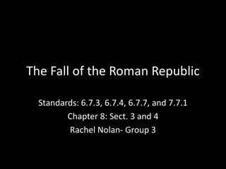 The Fall of the Roman Republic: Turmoil, Reforms, and Caesar's Ascendancy