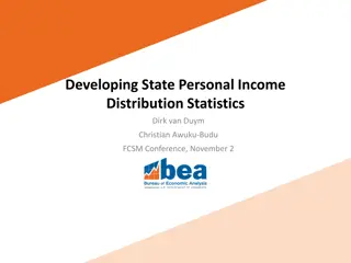 Developing State Personal Income Distribution Statistics