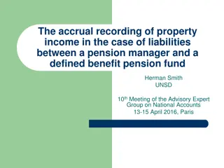 Accrual Recording of Property Income in Pension Management