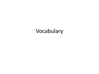 Learning Latin Grammar: Vocabulary and Verb Conjugation