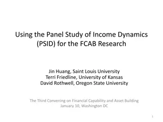 Asset Accumulation and Financial Capability with PSID Data