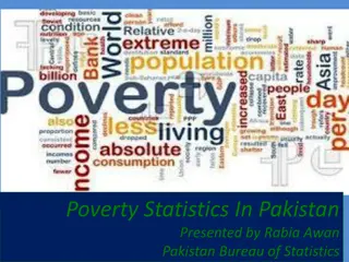 Poverty Statistics and Indicators in Pakistan