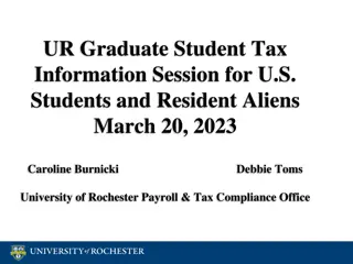 U.S. Graduate Student Tax Reporting for Fellowships and Assistantships