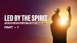 God's Guidance and the Holy Spirit