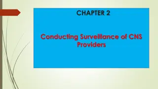 Conducting Surveillance of CNS Providers