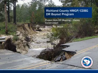 Richland County HMGP/CDBG-DR Buyout Program Project Overview