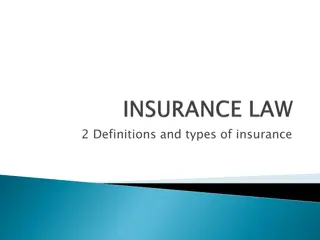 Understanding Definitions and Types of Insurance