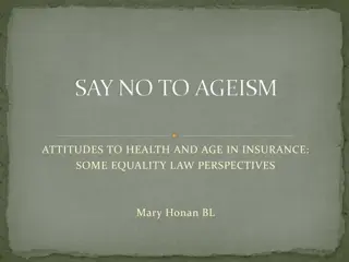 Combating Ageism in Insurance: Equality Law Perspectives