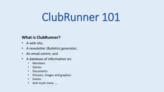 ClubRunner 101: Enhancing Member Interactions and Communication