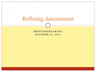 Prekindergarten Curriculum Evolution and Assessment Strategies