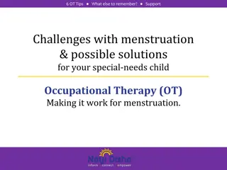 Occupational Therapy Tips for Supporting Children with Menstruation Challenges