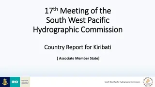 South West Pacific Hydrographic Commission Country Report for Kiribati