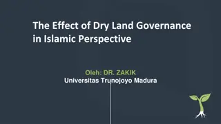 The Effect of Dry Land Governance in Islamic Perspective on People's Welfare in Madura Island