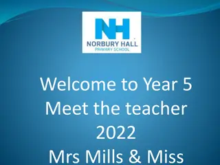 Year 5 Meet the Teacher 2022 - Important Information and Updates