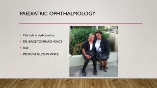 Insights into Paediatric Ophthalmology: Common Conditions and Trachoma Treatment Strategies