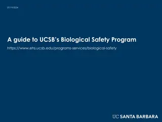 Guide to UCSB Biological Safety Program