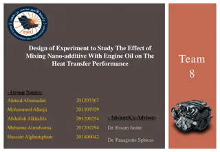 Enhancing Engine Performance with Nano-additive in Oil: A Study on Heat Transfer