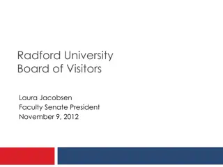 Enhancing Governance at Radford University: Building Partnerships and Strengthening Communication