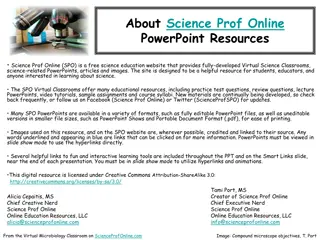 Free Science Education Website - Science Prof Online PowerPoint Resources