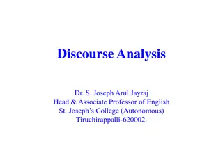 Discourse Analysis: A Comprehensive Overview