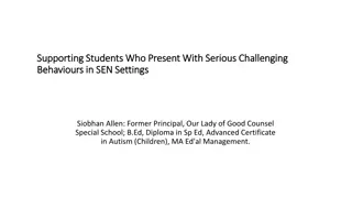 Supporting Students with Challenging Behaviours in SEN Settings - Insights from Our Lady of Good Counsel Special School