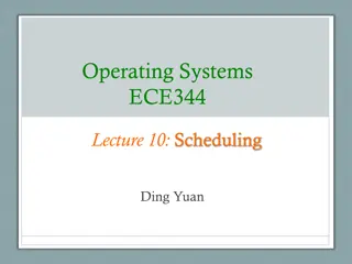 Scheduling in Operating Systems: A Comprehensive Overview