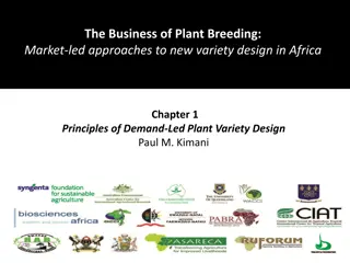 Principles of Demand-Led Plant Variety Design in Africa