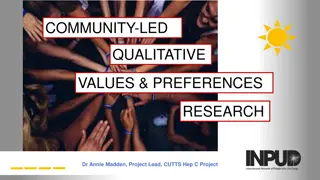 Community-Led Qualitative Research on LDSS/N Distribution Preferences