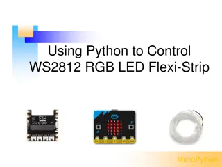 Using Python to Control WS2812 RGB LED Flexi-Strip with Micro:bit