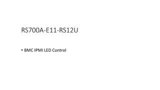 BMC IPMI LED Control Commands