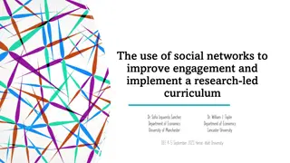 Enhancing Engagement Through Social Networks in Higher Education