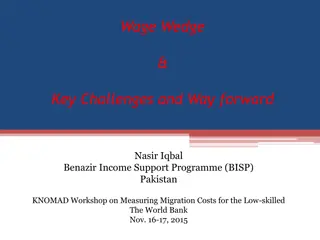 Challenges and Opportunities in Low-skilled Migration: Insights from BISP Pakistan