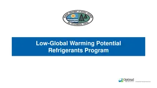 Advancing Low-Global Warming Potential Refrigerants Program