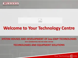 Innovations in Low-GWP Technologies for the Foam Sector