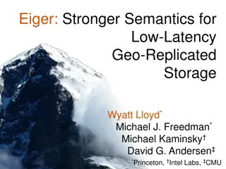 Stronger Semantics for Low-Latency Geo-Replicated Storage