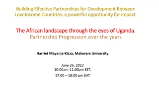 Exploring Effective Partnerships for Development in Low-Income Countries: The African Perspective Through Uganda's Experience