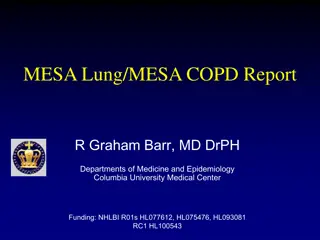 Overview of Emphysema and COPD Research Studies