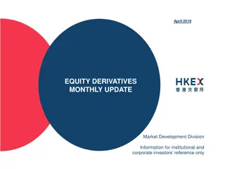 Equity Derivatives Monthly Update - April 2019 Market Developments