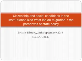 Paradoxes of State Policy in West Indian Migration