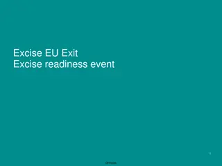 Excise Readiness Event and Policy Summary for GB-EU Trade