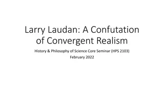 Critique of Convergent Realism by Larry Laudan