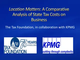 Analysis of State Tax Costs on Businesses: Location Matters