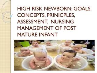 Nursing Management of High-Risk Newborns: Post-Mature Infant Focus