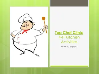 Exciting Kitchen Activities at Top Chef Clinic 4-H