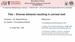 Diverse Ailments Resulting in Corneal Melt - Ophthalmological Conference Highlights