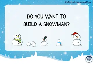 Fun with Snowmen: A Mathematical Adventure